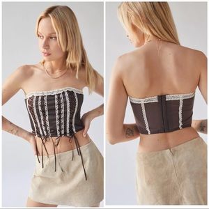 Never worn urban outfitters corset top
